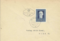 FDC: Nr: 0939 12.11.1948 30 Jahre Rep. Österreich Dr. Karl Renner Wien FDC !