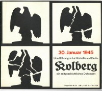 Kolberg ( Veit Harlan ) Kristina Söderbaum, Heinrich George, Paul Wegener, Gustav Diessl, Otto Wernicke, Irene von Meyendorff, Kurt Meisel, Jakob Tiedtke, Josef Dahmen,