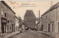 NÖ: Gruß aus Hainburg / Donau 1914   Wienerstrasse,