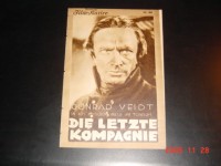 IFK: Nr: 60 :  Die letzte Kompagnie  Conrad Veidt