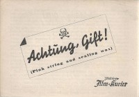 182: Achtung Gift ! ( Pink string and sealing wax ) ( Roland Pertwee ) Googie Withers, Mervyn Johns, Gordon Jackson, Jean Ireland, Sally Ann Howes, John Carol,