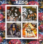 Republique du Benin 2003:  Kiss  Block  gestempelt,