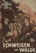 386: Schweigen im Walde, ( Ludwig Ganghofer )  Rudolf Lenz,