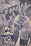 1324: Vater Mutter und 9 Kinder (Erich Engels) Heinz Erhardt,  Corny Collins, Camilla Spira, Monika Ahrens, Renate Küster, Ernst Reinhold, Thomas Braut, Gabriela Steffan, Margitta Scherr, Harald Martens, Elke Aberlo, Pero Alexander, Erik Schumann, Rainer 