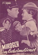 1265: Mikosch Geheimdienst (Franz Marischka) Gunter Phillipp, Helmut Qualtinger, Kurt Großkurth, Walter Groß, Renate Ewert, Johanna König, Franz Muxeneder, Harry Friedauer, Eddi Arent, Hans Olden, Eva Anthes, Josef Egger