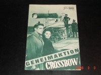 4074: Geheimaktion Crossbow (Michael Anderson) Sophia Loren,  George Peppard, Trevor Howard, John Mills, Richard Johnson, Tom Courtenay, Jeremy Kemp, Richard Todd, Lilli Palmer, Barbara Rütting