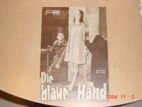 Die blaue Hand:  NFP. Nr: 4576  Klaus Kinski  Harald Leipnitz