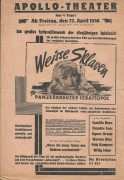 Weisse Sklaven ( Apollo - Theater ) ( Panzerkreuzer Sebastopol ) Camilla Horn, Theodor Loos, Agnes Straub, Werner Hinz, Fritz Kampers, Willy Schur