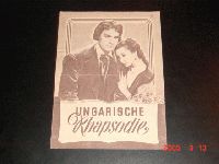 Ungarische Rhapsodie,  Willy Fritsch  Paul Hubschmid