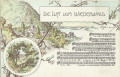 NÖ: Gruß aus Litho 1900 Lieder Karte Die Luft vom Wienerwald